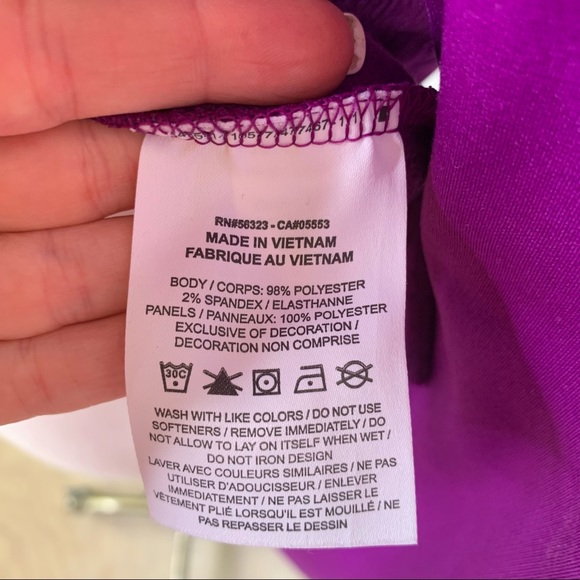 NIKE Purple ¼ Zip Long Sleeve Pullover Jacket XS - Picture 6 of 8